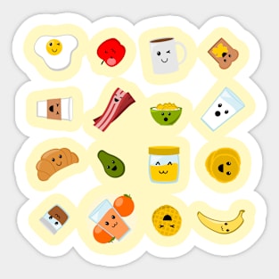 Cute Breakfast Sticker